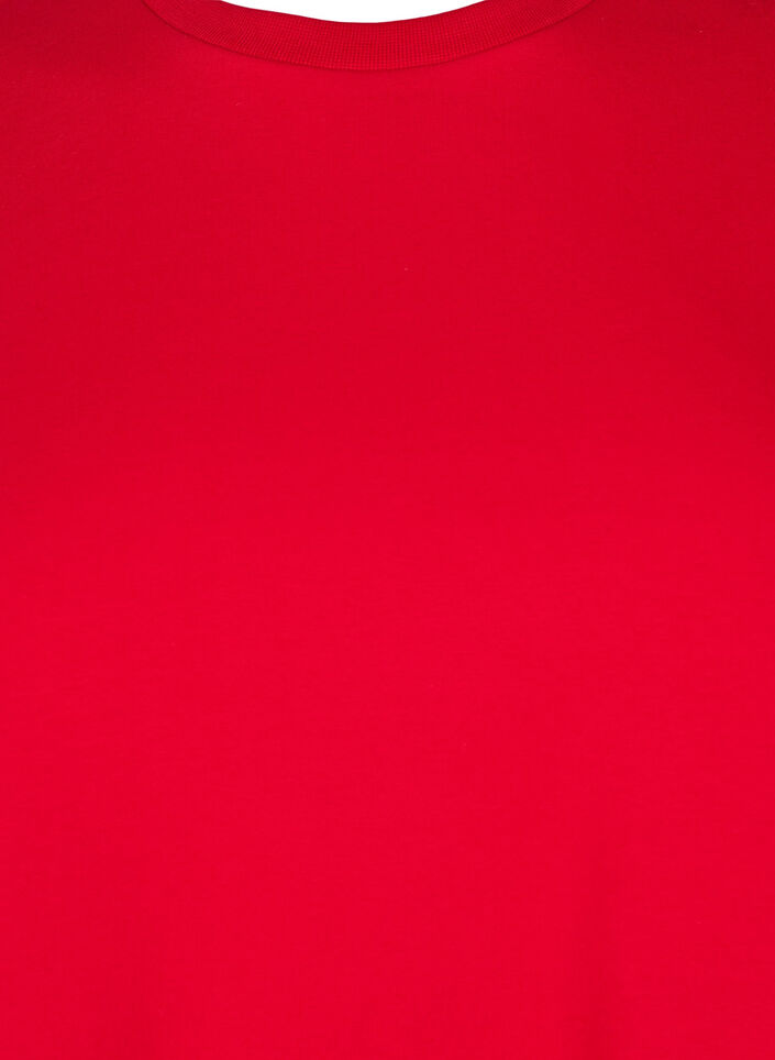 T-skjorte i økologisk bomull med rund hals, Salsa, Packshot image number 2