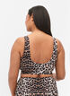 Mønstrete bikinitopp med rund hals, Leo, Model image number 1