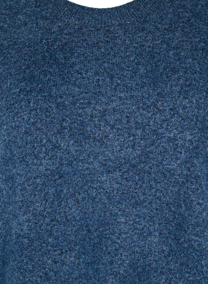 Strikket kjole med splitter, Bering Sea Mel., Packshot image number 2