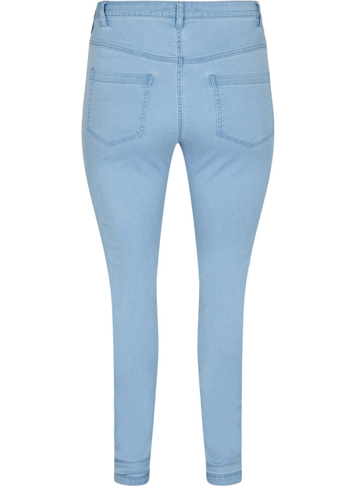Super slim Amy jeans med h&oslash;yt liv, Ex Lt Blue, Packshot image number 1