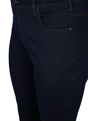 Slim fit Emily jeans med normal høyde i livet, Unwashed, Packshot image number 2