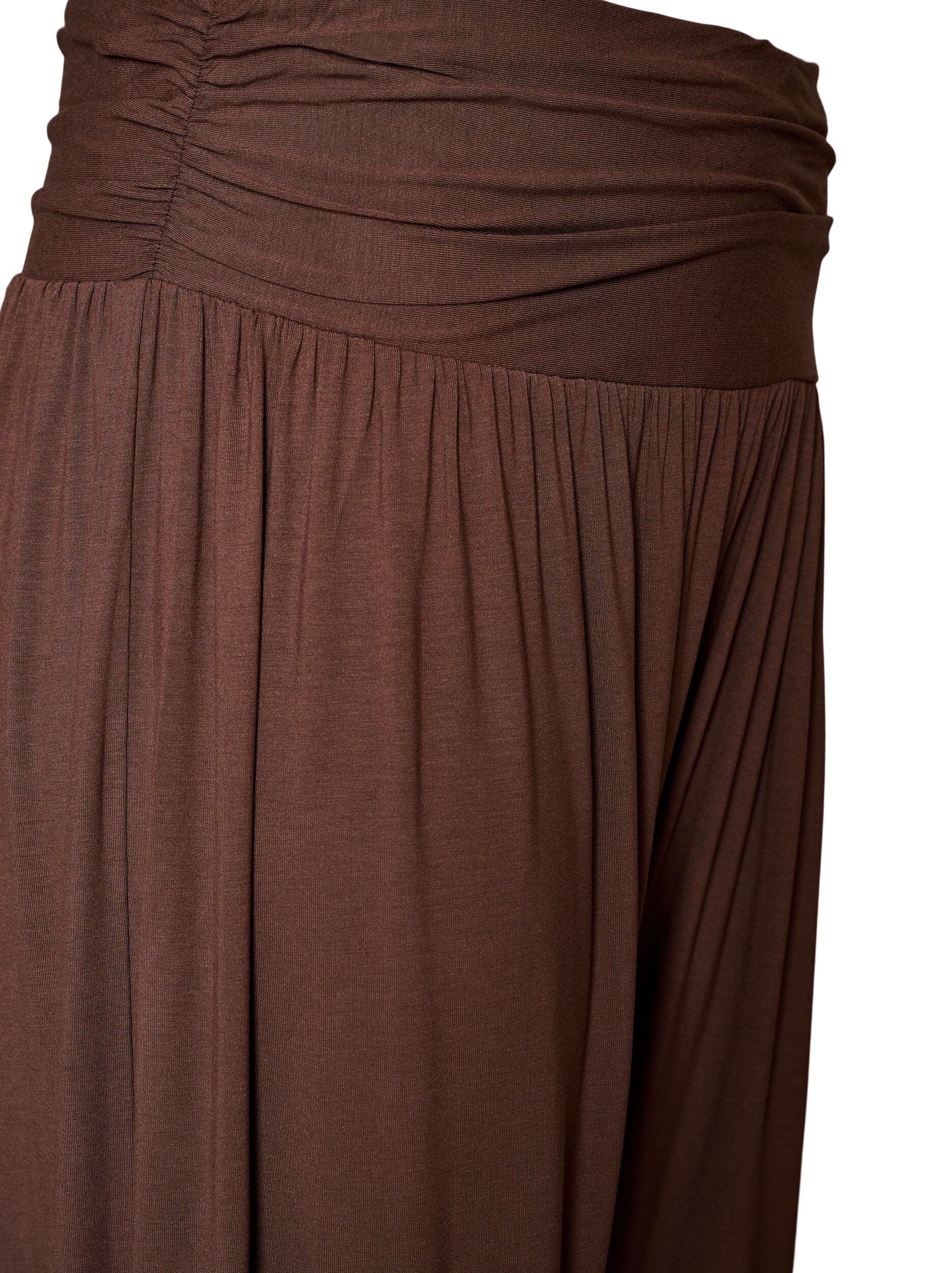 ZizziLoose fit harem-bukser, Brun, Packshot image number 2