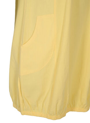 Kortermet kjole i bomull, Goldfinch, Packshot image number 3