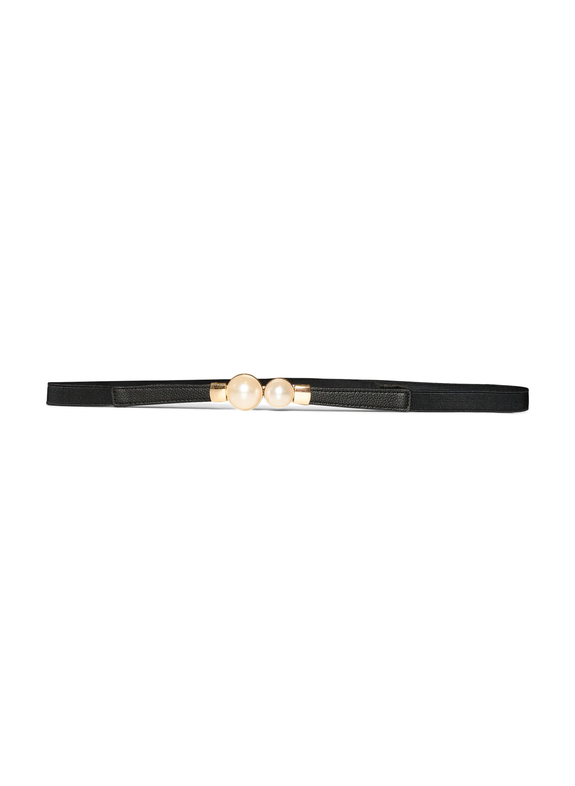Elastisk midjebelte med perledetaljer