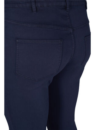 Super slim Amy jeans med høyt liv, Night Sky, Packshot image number 3