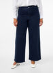Jeans med h&oslash;y midje og vide ben, Bl&aring;, Model image number 2