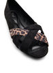 Wide fit - Spisse ballerinaflats, Svart, Packshot image number 3