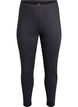 Mønstrede leggings med regular waist, Svart, Packshot image number 0