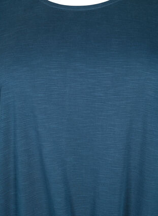 Trenings t-skjorte med snøring, Midnight Navy ASS, Packshot image number 2