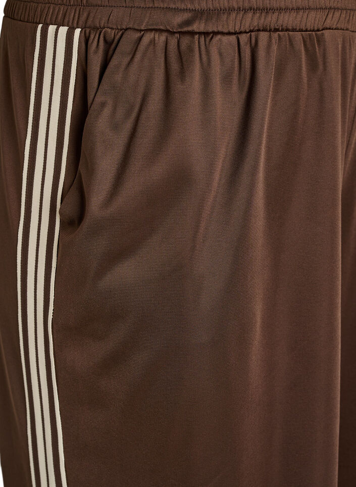 Joggebukse med sidelommer og striper, Brun, Packshot image number 2