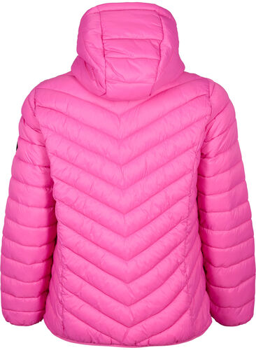 Lettvektsjakke med hette, Rose Violet, Packshot image number 1