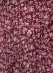 Tunika med blomsterm&oslash;nster og glittertr&aring;der, R&oslash;d, Packshot image number 2