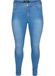 Mønstrete Amy jeans med høyt liv, Ethnic Pri