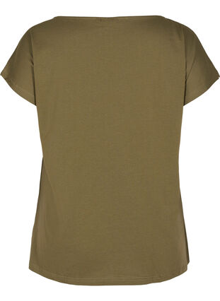 T-skjorte med brystlomme i organisk bomull, Ivy Green, Packshot image number 1