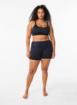 Zizzi Bikinishorts, Svart, Model image number 1