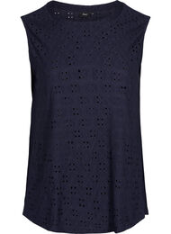 Topp med broderi anglaise, Night Sky