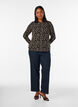 Langermet bluse, Svart, Model image number 1