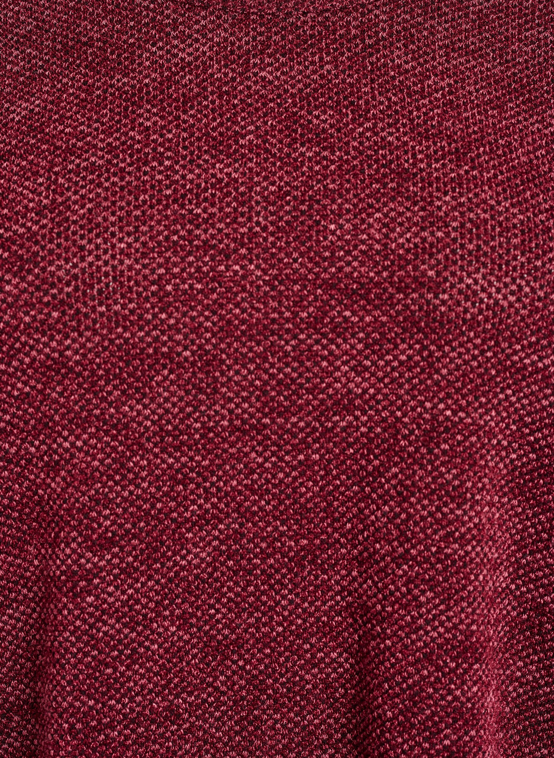 ZizziLangermet bluse med tekstur, M&oslash;rk Bordeaux, Packshot image number 2