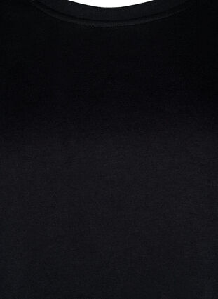 Zizzi Genser med broderte utskjæringer, Black, Packshot image number 2