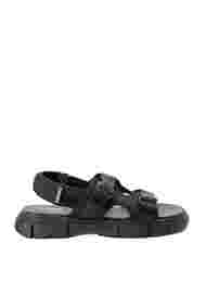 Wide fit sandal, Black