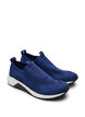 Wide fit - Slip-on joggesko, Blå, Packshot image number 1