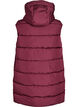 Lang vest med hette og lommer, R&oslash;d, Packshot image number 1