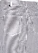 Stripete blyantskjørt med lommer, Black & White Stripe, Packshot image number 3
