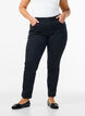 Slim fit Emily jeans med normal midje, Svart, Model image number 2