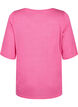 Bluse med 3/4-ermer, Shocking Pink, Packshot image number 1