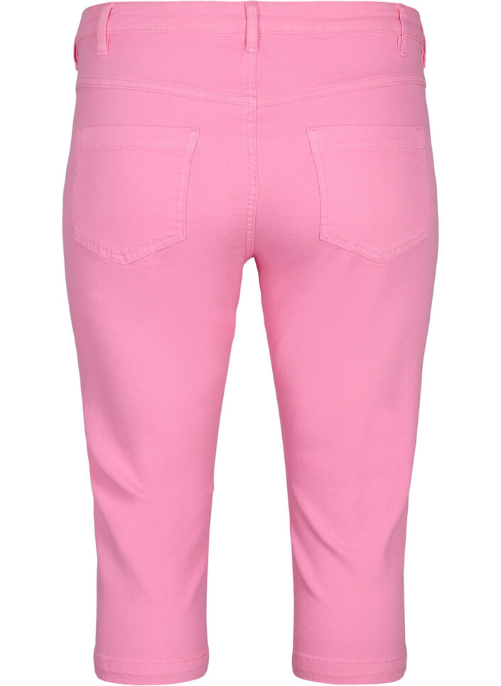 Tettsittende Emily capribukser, Rosebloom, Packshot image number 1