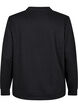 Genser med crewneck, Svart, Packshot image number 1