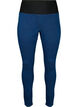 FLASH - Jeggings med bred strikk i midjen, Blå, Packshot image number 0