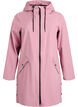 Regnjakke med lommer og hette, Rosa, Packshot image number 0