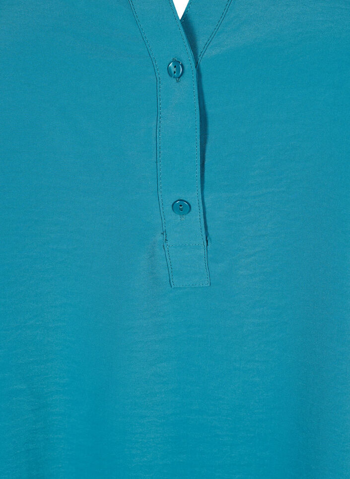 FLASH - Skjortebluse med lange ermer, Grønn, Packshot image number 2