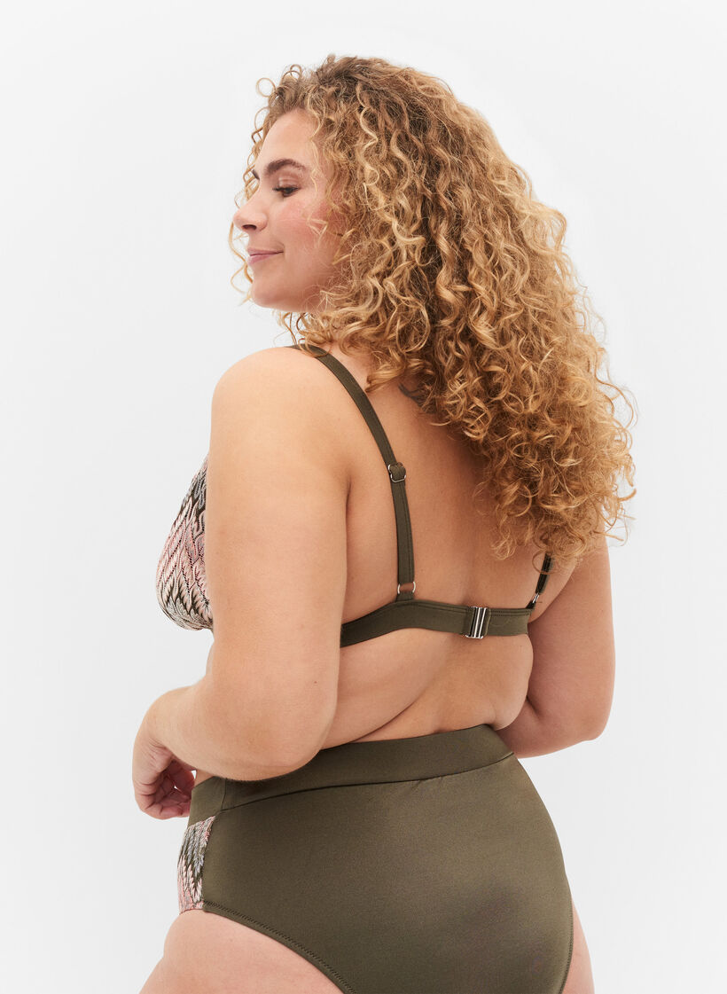 Mønstrete trekantbikini, Beech AOP, Model image number 1