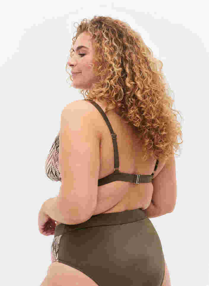Mønstrete trekantbikini, Beech AOP, Model