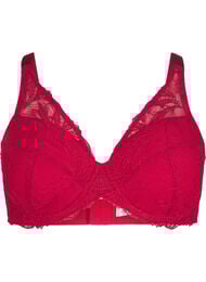 Vattert blonde-BH med spiler, Rhythmic Red