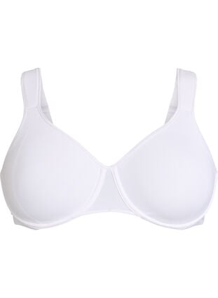 Zizzi Minimizer-BH med polstrede stropper, Hvit, Packshot image number 0