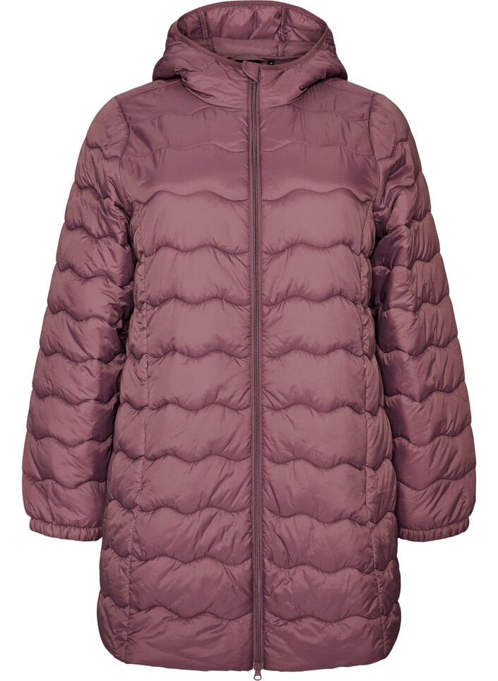Quiltet jakke, Rosa, Packshot image number 0