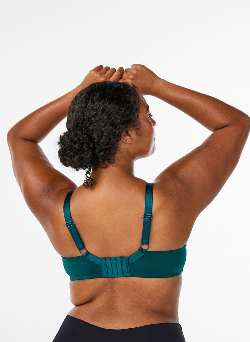 Polstret blonder BH med b&oslash;yle, Gr&oslash;nn, Model image number 2