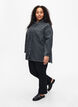 Løstsittende denimjakke med knapper, Grey Denim, Model image number 2