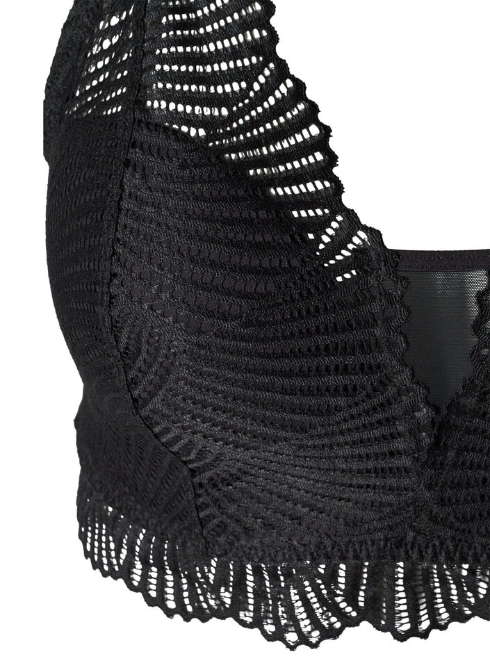 Blonde-BH med myk vattering, Black, Packshot image number 2