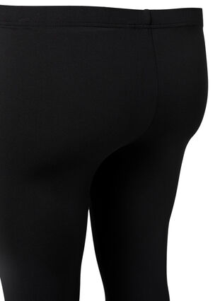 2-pack leggings med 3/4 lengde, Black / Black, Packshot image number 3