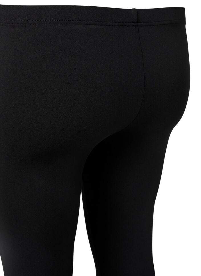 2-pack leggings med 3/4 lengde, Svart, Packshot image number 3