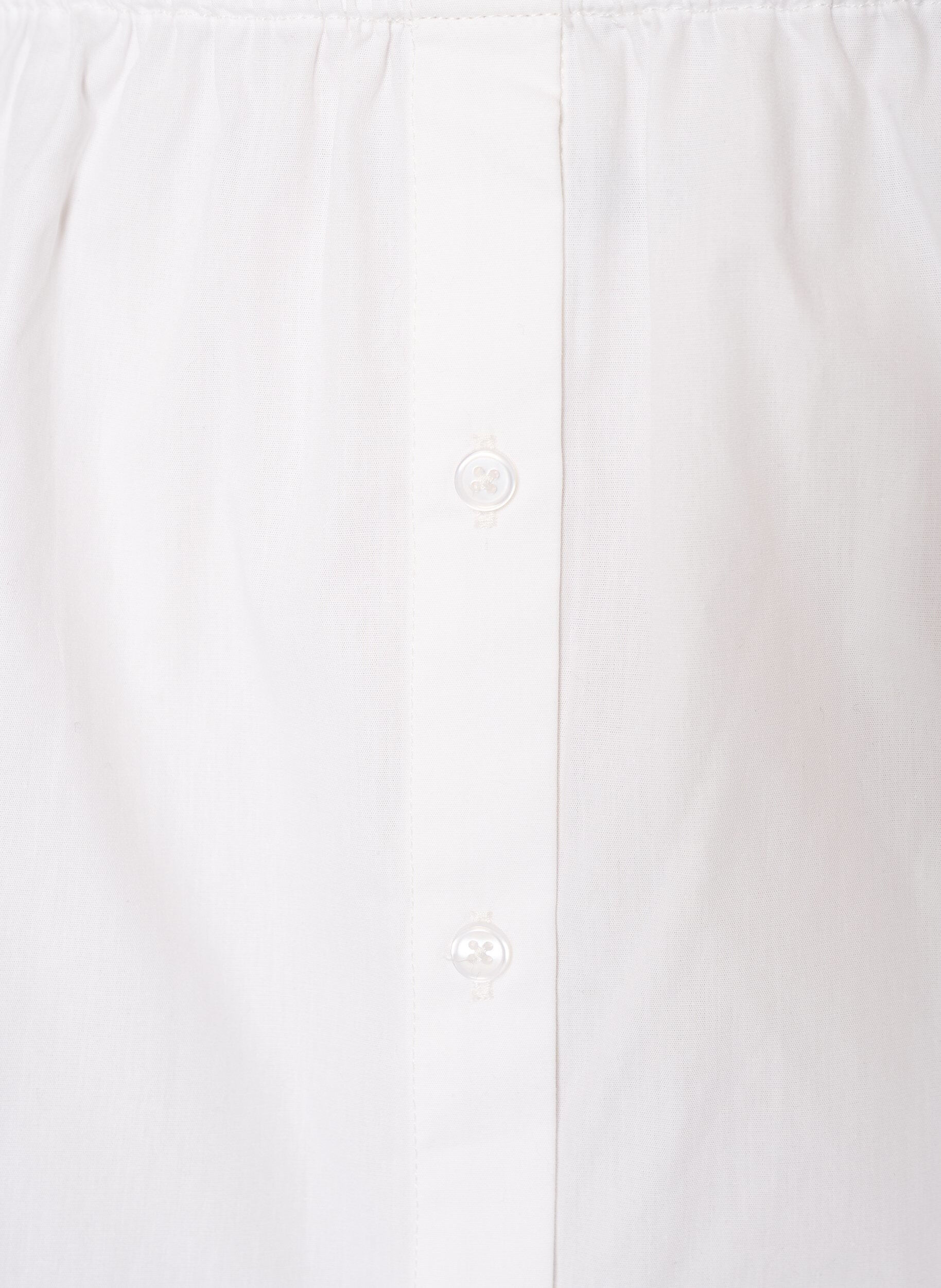 ZizziSkjorteforlenger i 100% bomull, Hvit, Packshot image number 2