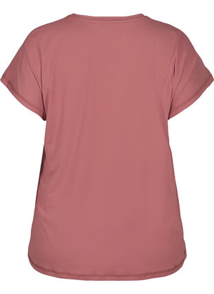 Ensfarget t-skjorte til trening, Baroque Rose, Packshot image number 1