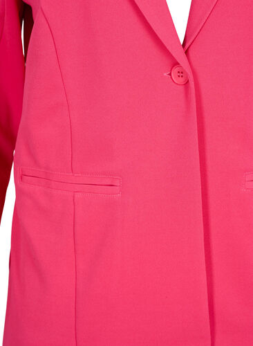 Blazer med lommer, Raspberry Sorbet, Packshot image number 2
