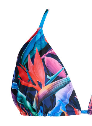 Trekantbikini med mønster , Bright Leaf, Packshot image number 2