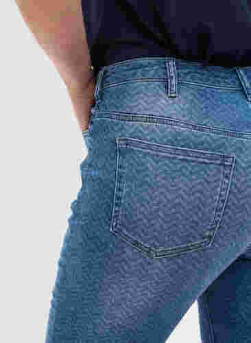 Mønstrete Amy jeans med høyt liv, Ethnic Pri, Model image number 2