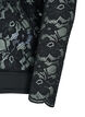 Bodystocking i blonder med lange ermer, Black, Packshot image number 3